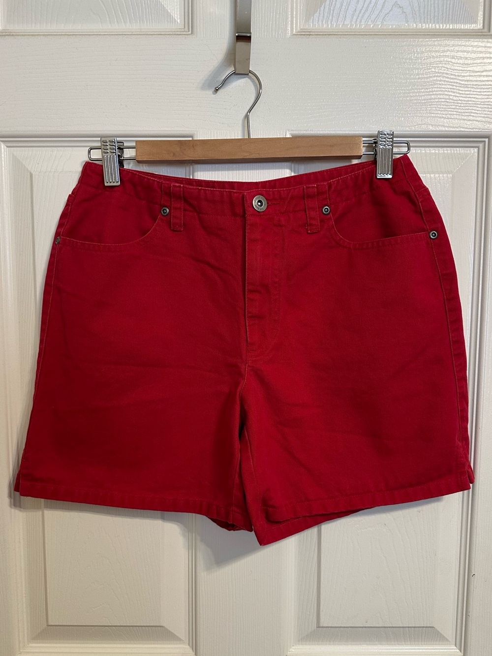 Liz Claiborne Bright Red Bermuda Shorts